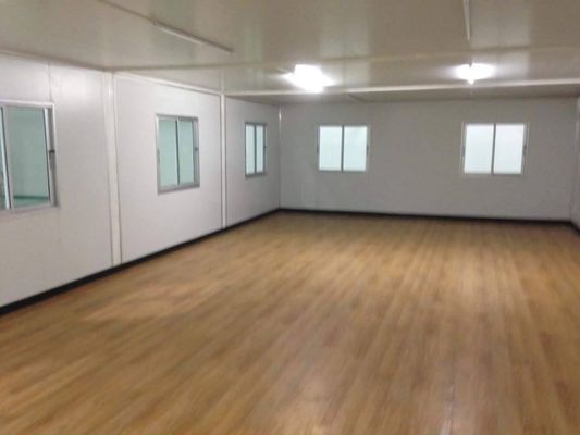 18 mm MGO Plankvloer Prefab Flat Pack Container House voor Home Office Efficiency