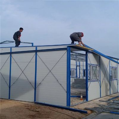 Modern kantoor 4 slaapkamers Luxe Kt prefab huizen met PVC schuifvenster