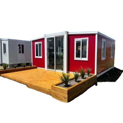 Stalen deur mobiele wooncontainer huis voor op maat gemaakte prefab uitbreidbaar