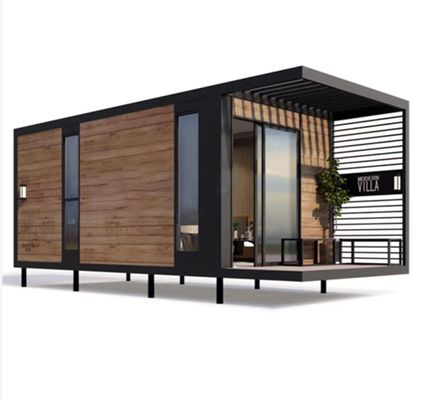 Leven licht villa geprefabriceerd mobiele huis met staal en sandwich board