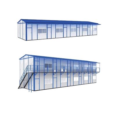 Werkplaats Warehouse Constructie Geassembleerd Containerhuis met lichte staalstructuur