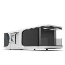 Goedkope prefab hospitaal capsule hotel container huis met Victoriaans ontwerp