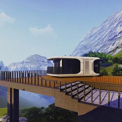 Goedkope prefab hospitaal capsule hotel container huis met Victoriaans ontwerp