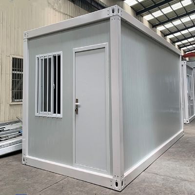 Goedkope prefab container huis voor hotel in wit/grijs/zwart