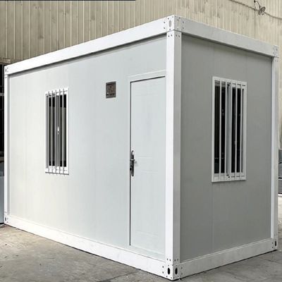 Goedkope prefab container huis voor hotel in wit/grijs/zwart