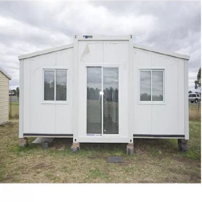 Doppelvleugel vouwkamer geprefabriceerd uitbreidbaar uitbreidbaar containerhuis