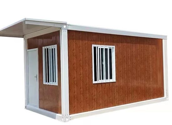 18 mm MGO plankvloer Prefab Mini Containerhuis Voor hotelverblijf