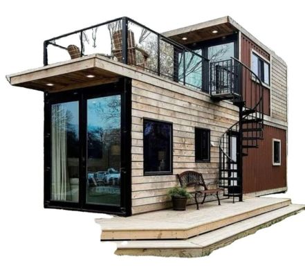 Containerhuis Eenvoudige assemblage Moderne prefab huis Uitbreidbaar Containerhuis