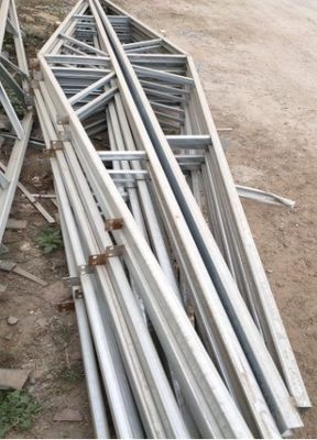 Moderne geprefabriceerde staalconstructies magazijnschuur bouwmaterialen bouw