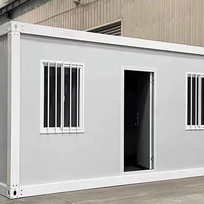 Flat Pack Container Huis-kantoor Prefab Container Met PVC Schuifvenster