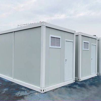 Flat Pack Container Huis-kantoor Prefab Container Met PVC Schuifvenster