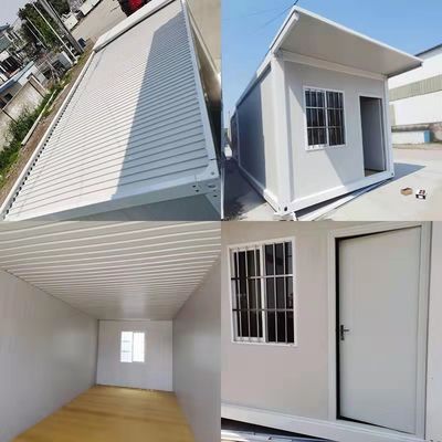 Op maat gemaakte prefab modulaire container huis met PVC schuifvenster