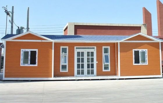 Luxe containerhuis van staal 20ft 40ft prefab modulaire huizen uitbreidbaar