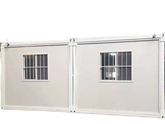 Snel te installeren staalcontainerhuis Huis met aluminium venster staal structuur