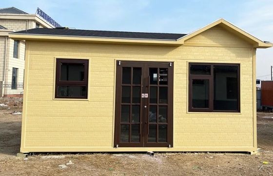 Luxe containerhuis van staal 20ft 40ft prefab modulaire huizen uitbreidbaar