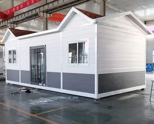 Luxe containerhuis van staal 20ft 40ft prefab modulaire huizen uitbreidbaar