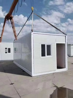 Snel te installeren staalcontainerhuis Huis met aluminium venster staal structuur