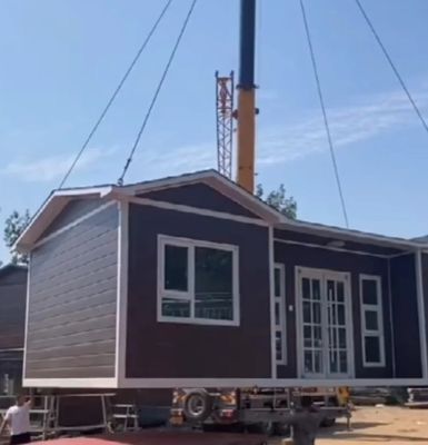 Luxe containerhuis van staal 20ft 40ft prefab modulaire huizen uitbreidbaar
