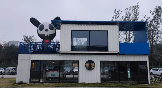 20ft 40ft uitbreidbaar Prefab Homestay Hotel met tuin slaapkamer Container