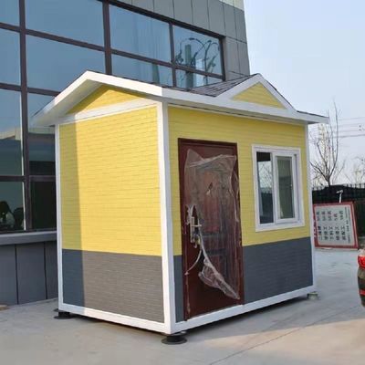 Gegalvaniseerd staal frame prefab kleine huis op wielen voor ruimtebesparende oplossing