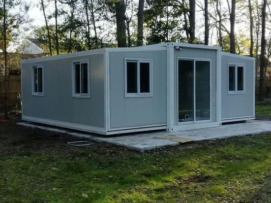 Gepersonaliseerde kleur Dubbelgehard glasruimte Warehouse Prefabricated Modular