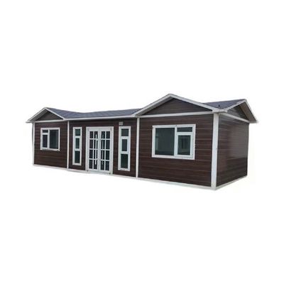 Opvouwbaar kleine huis op wielen trailer met 18 mm MgO plank vloer PVC schuifvenster