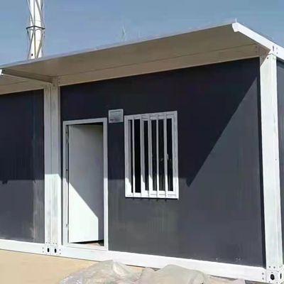 Hotel Prefab Flat Pack Container House Met PVC Schuifvenster Eenvoudig ontwerp