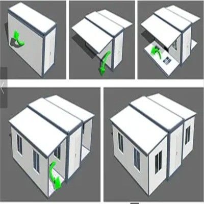 Uitbreidbaar containerhuis met moderne ontwerpstijl en weerbestendige structuur