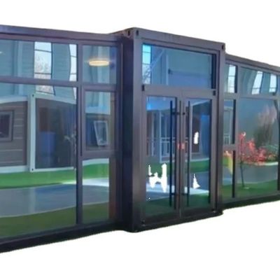 Op maat gemaakte luxe containerhuis 30 jaar levensduur geprefabriceerde uitbreidbare container
