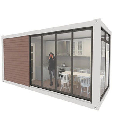 20ft of 40ft kantoorgebouw prefab modulaire huizen container huis flat pack