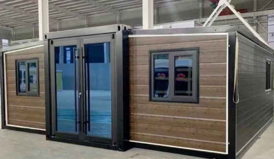 Op maat gemaakte luxe containerhuis 30 jaar levensduur geprefabriceerde uitbreidbare container