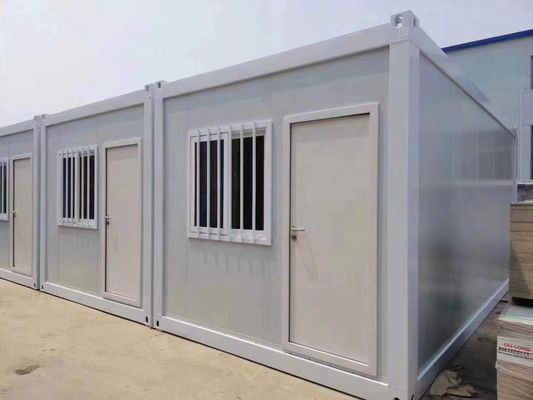 Living Home Flat Pack Container Huis Met Traditioneel Ontwerp PVC Schuifvenster