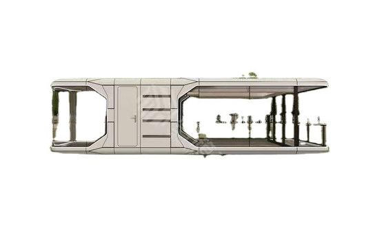 Buiten prefab ruimte capsule huis met voordeel van snelle installatie