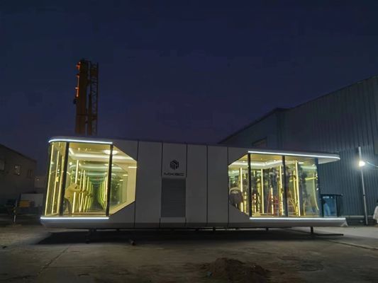 Buiten prefab ruimte capsule huis met voordeel van snelle installatie