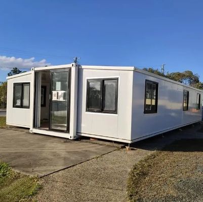 20ft of 40ft stalen structuur frames uitbreidbare container huis voor opvouwbare resort huis