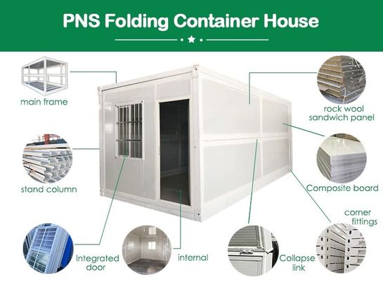 Snel bouwen broodje paneel Prefab Living Container Tiny House voor Modern Design Leven