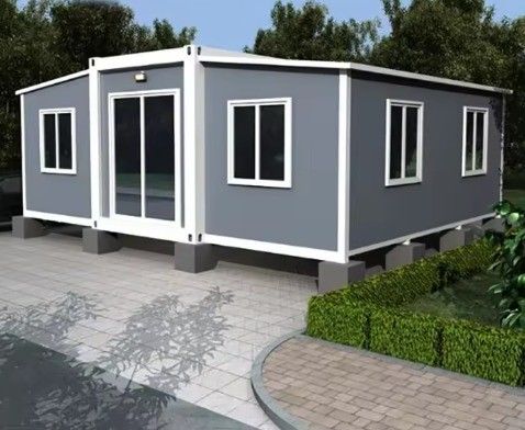 20ft of 40ft stalen structuur frames uitbreidbare container huis voor opvouwbare resort huis