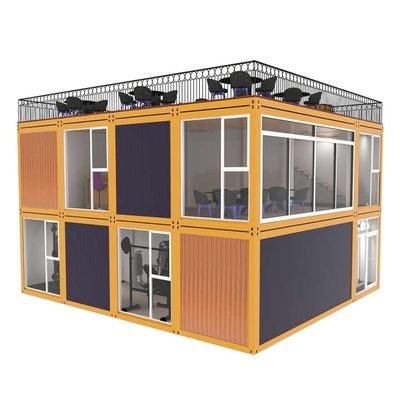 Modern ontwerp buitencontainerhuis met staalconstructie en EPS-sandwichpaneel