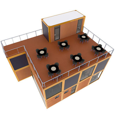 Modern ontwerp buitencontainerhuis met staalconstructie en EPS-sandwichpaneel