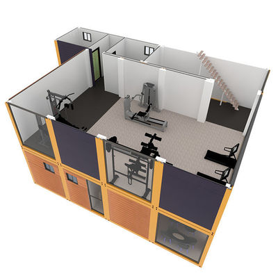 Modern ontwerp buitencontainerhuis met staalconstructie en EPS-sandwichpaneel