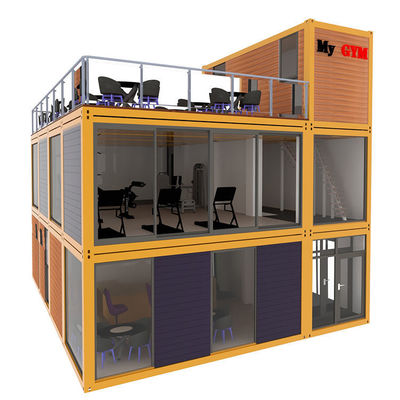 Modern ontwerp buitencontainerhuis met staalconstructie en EPS-sandwichpaneel