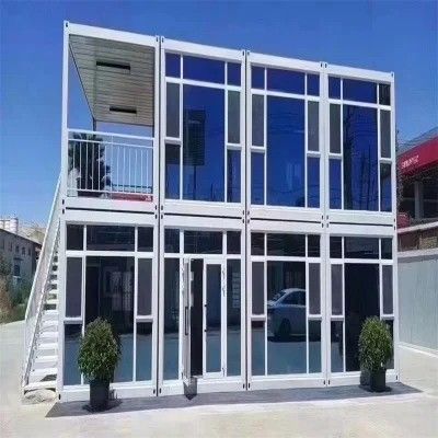 Modulaire multifunctie 40ft Flat Pack Shipping Container Villa Huis voor kantoorbehoeften
