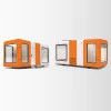 Volledig ingerichte luxe geprefabriceerde mobiele ruimte capsule huis voor 20ft 40ft