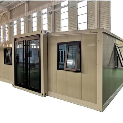 Steel Door Sandwich Panel Modulair Container House Opvouwbaar Lichte Stalen Structuur Frame