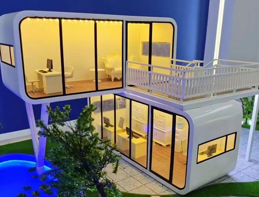Luxe containerhuis van staal maat voor multifunctioneel Apple Warehouse