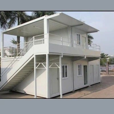 20ft opvouwbare containerhuizen huis buiten geprefabriceerde schuur opslag voor veelzijdig