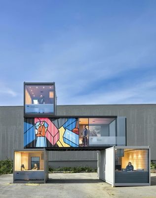 Afneembare prefab-container kantoorwoningen hotel tuin woonwoning containerwoning
