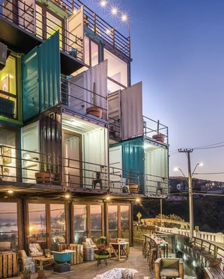 Afneembare prefab-container kantoorwoningen hotel tuin woonwoning containerwoning