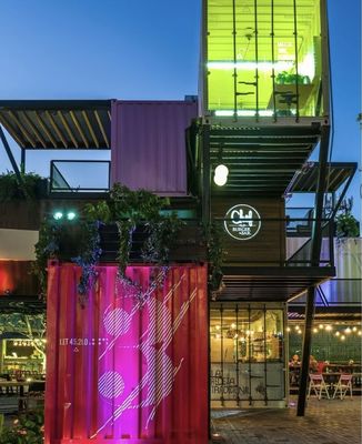 Afneembare prefab-container kantoorwoningen hotel tuin woonwoning containerwoning