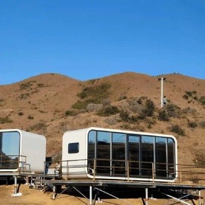 Smart Apple Cabin Het ultieme modulaire mobiele huis met aangepaste kleur